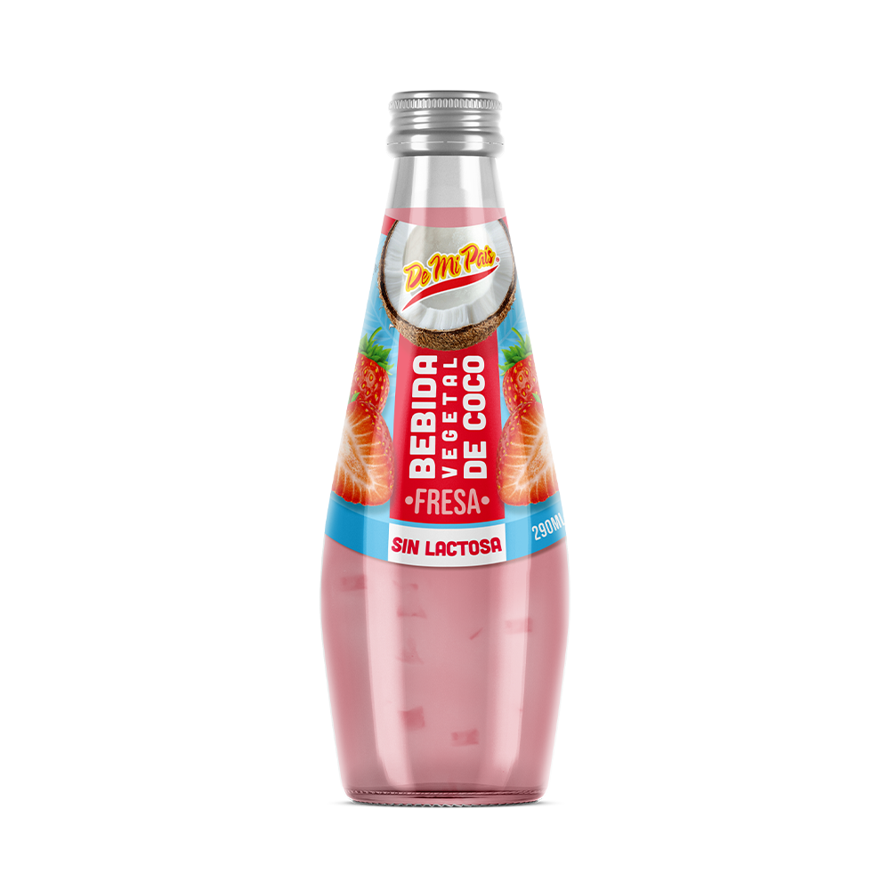 BEBIDA DE LECHE DE COCO FRESA