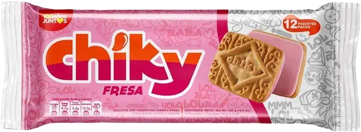 GALLETAS CHIKY FRESA