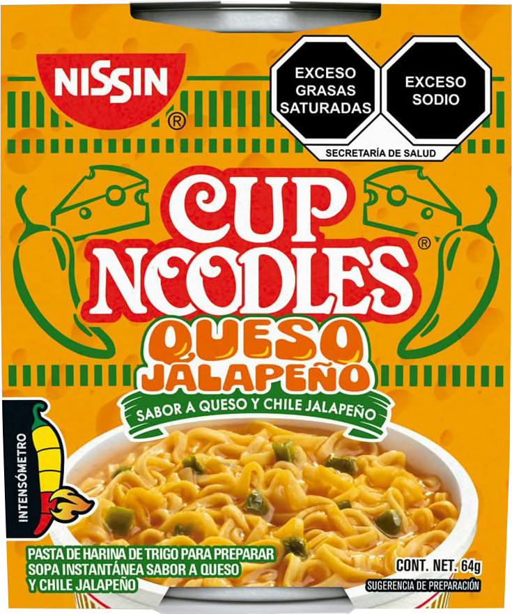 SOPA INSTANTÁNEA NISSIN QUESO JALAPEÑO