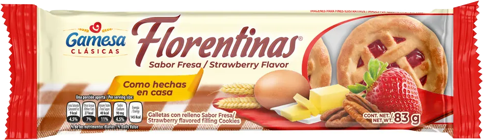 GALLETAS FLORENTINAS FRESA